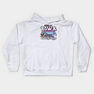 Ready to rawr kindergarten Kids Hoodie